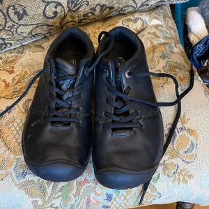 Keen Presido Black Oil & Slip Resistant Shoes